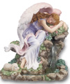 Serenity Angel with Water Fall Figurine