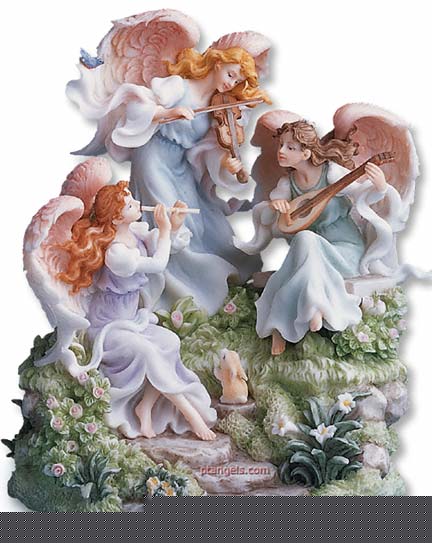 Seraphim Angel Heavenly Concert Musical Figurine