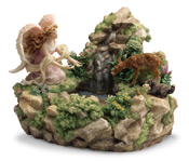 Eden Water Fountain Figurine