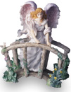 Caroline Angel Figurine on Bridge