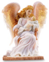 Hannah With Baby Angel Figurine